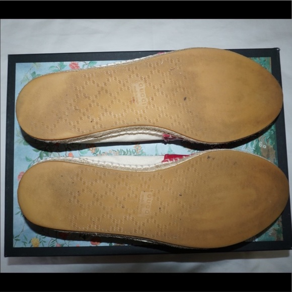 Gucci Leather/Canvas Espadrilles - Picture 10 of 12